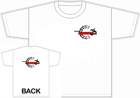 3DRC T-shirt Front & Back logos